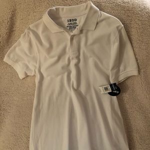 IZOD white polo